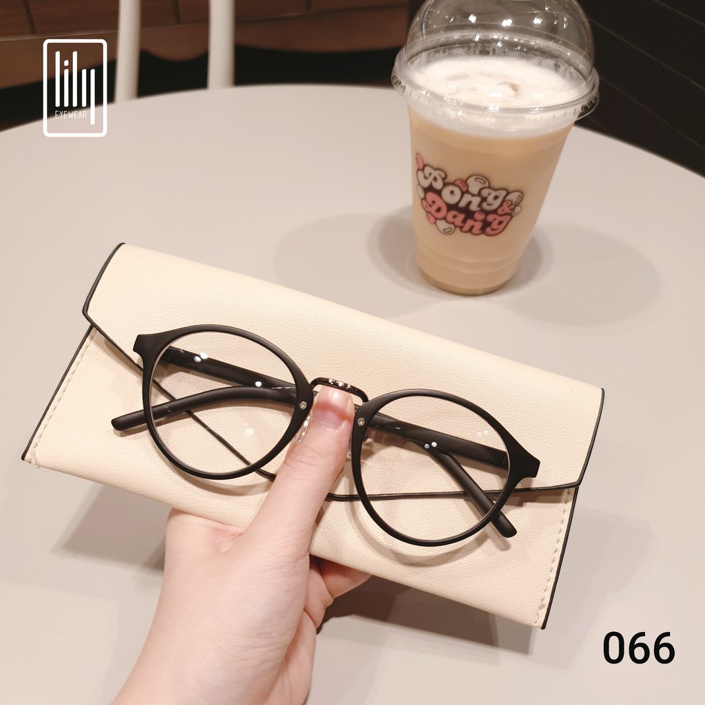 Gọng kính cận tròn nhựa thời trang nữ Lilyeyewear 066 nhiều màu