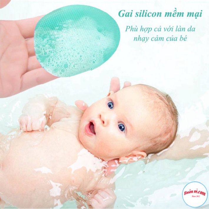 Miếng cọ rửa mặt silicon – massage mặt tẩy sạch tế bào chết, làm sạch lỗ chân long, giúp da thông thoáng 00905