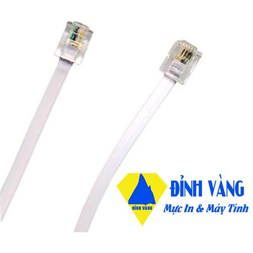 Đầu Điện Thoại  RJ 11 - 2 line (A)(100 cái/bịch)