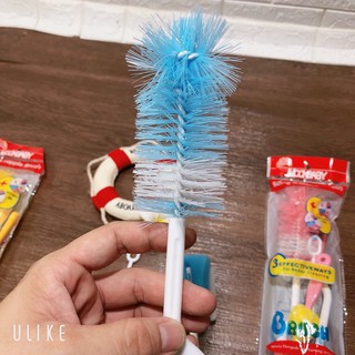 Bộ cọ rửa bình sữa cho bé MOONSHIP 4 chi tiết, cọ rửa bình sữa cho bé