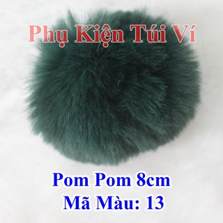 Pom pom trơn 8cm (30k/cái)