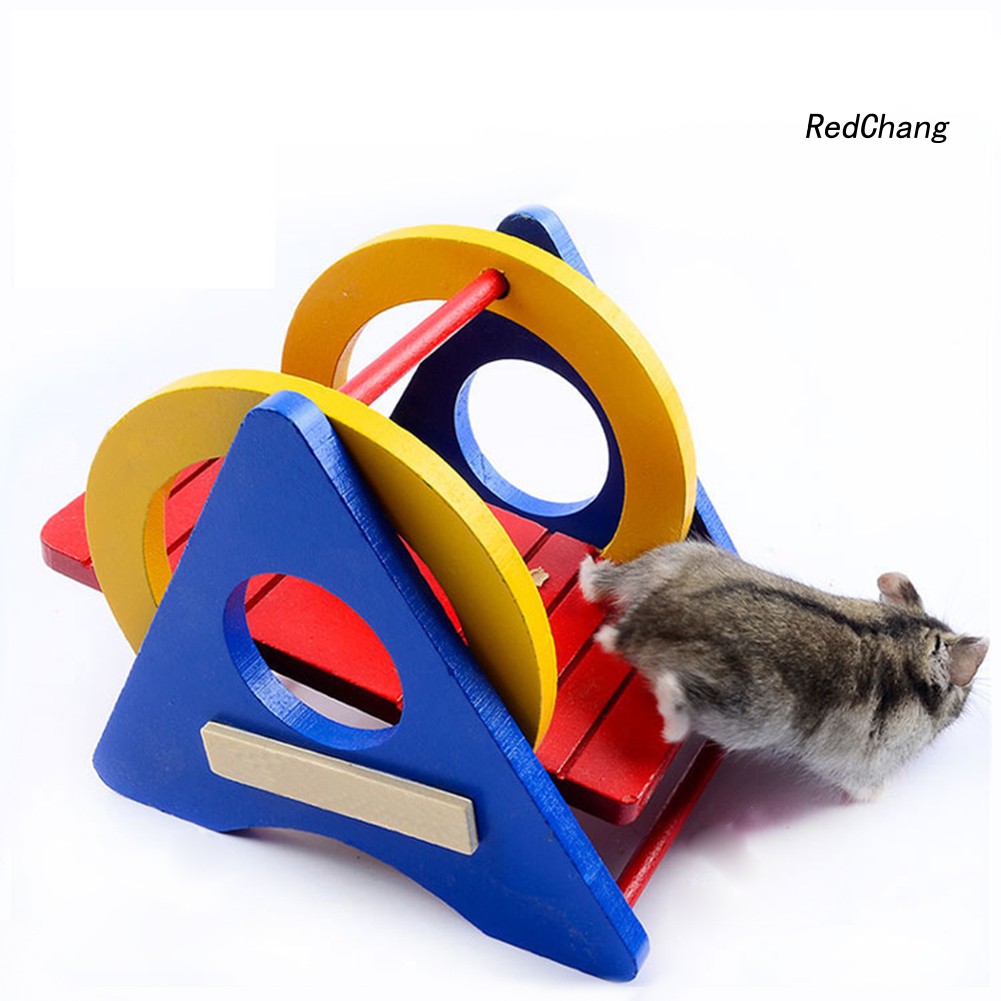 Bập bênh gỗ vui nhộn dành cho chuột hamster
