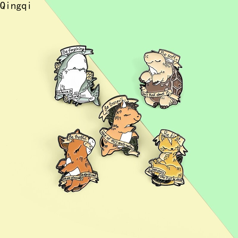 Ghim cài áo Miss Zoe hình động vật hoạt hình đáng yêu