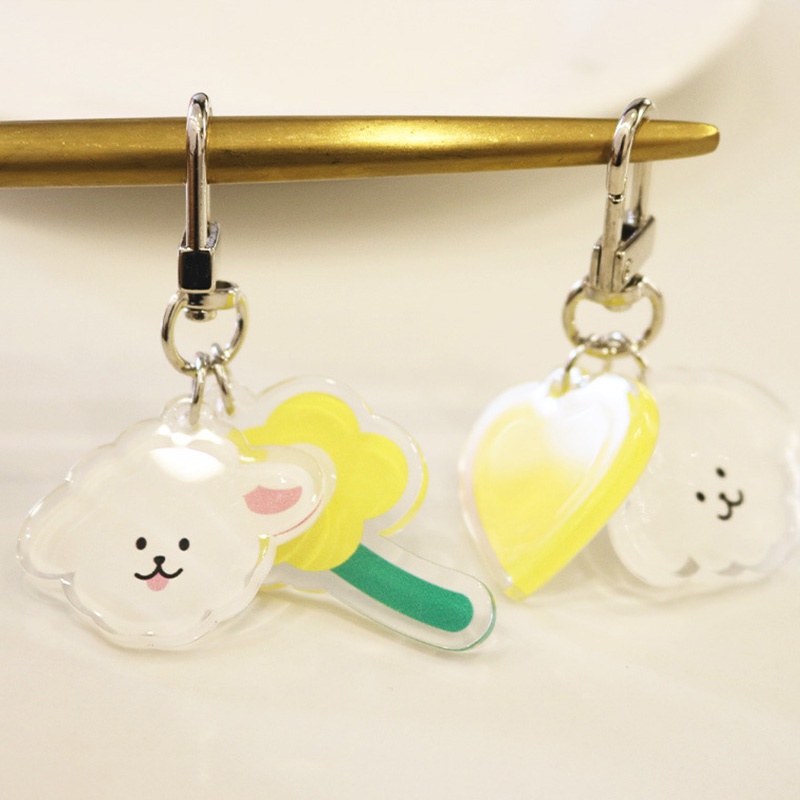 Móc Khóa Hình Đám Mây Và Hoa Thời Trang Đa Năng