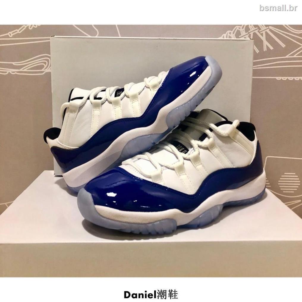Original Baskette Jordan couple tennis 11 Low White Bred Ah7860-100 - 106 Aj11 👌🏻