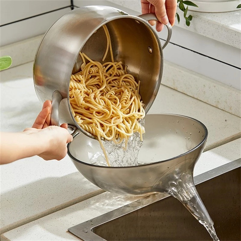 1 Rổ Nhựa Thoát Nước Đa Năng Đựng Rau Củ Quả