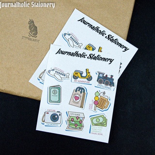 Sticker Handmade Travel Trang Trí Sổ Tay Bullet Journal - Top Loader - Journalholic Stationery