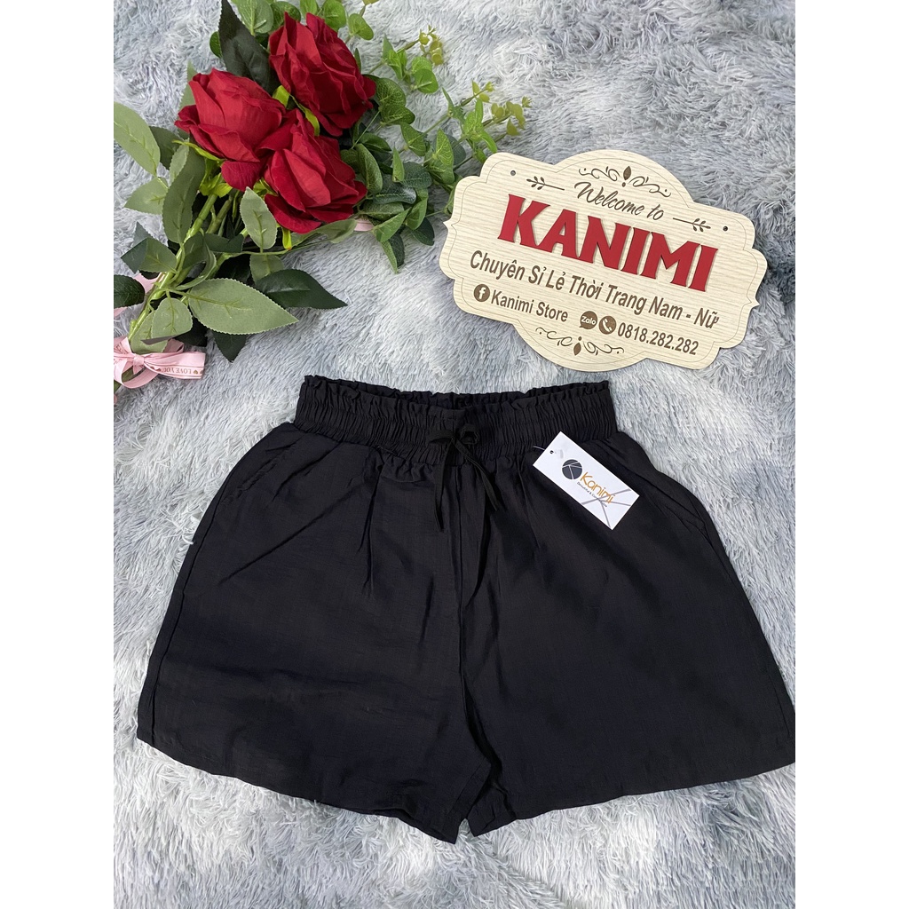 Quần short nữ kanimi,quần đùi đũi LẠNH nữ chất đũi siêu mát Hot nhất. | BigBuy360 - bigbuy360.vn