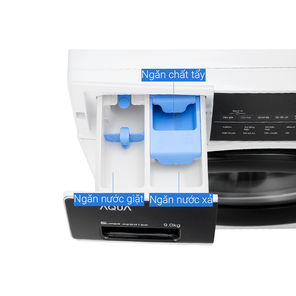 [MIỄN PHÍ GIAO HÀNG - LẮP ĐẶT] AQD-A900FW - Máy giặt Aqua Inverter 9.0 KG AQD-A900F.W