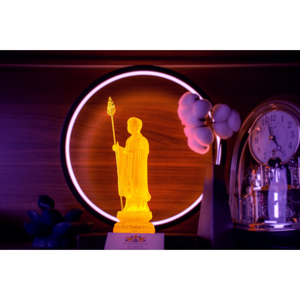 Tượng Lưu Ly Địa Tạng Vương Bồ Tát Để Taplo Xe Hơi