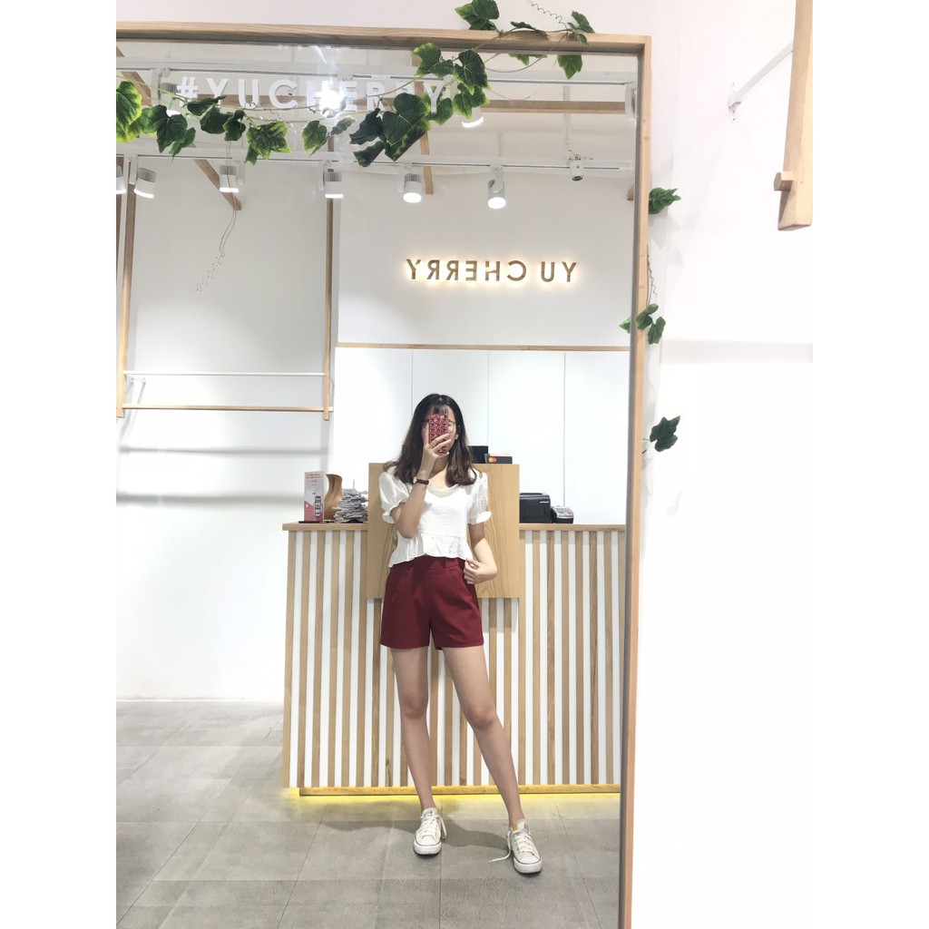 YU CHERRY | Quần nữ Basic Short YQ001