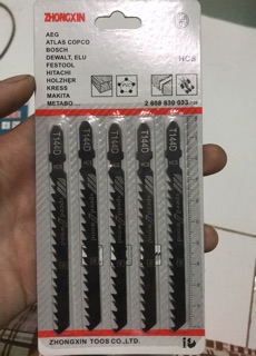 Lưỡi cưa lọng gỗ ,sắt -1 vĩ 5 lưỡi -  ĐIỆN NƯỚC CÔNG DANH