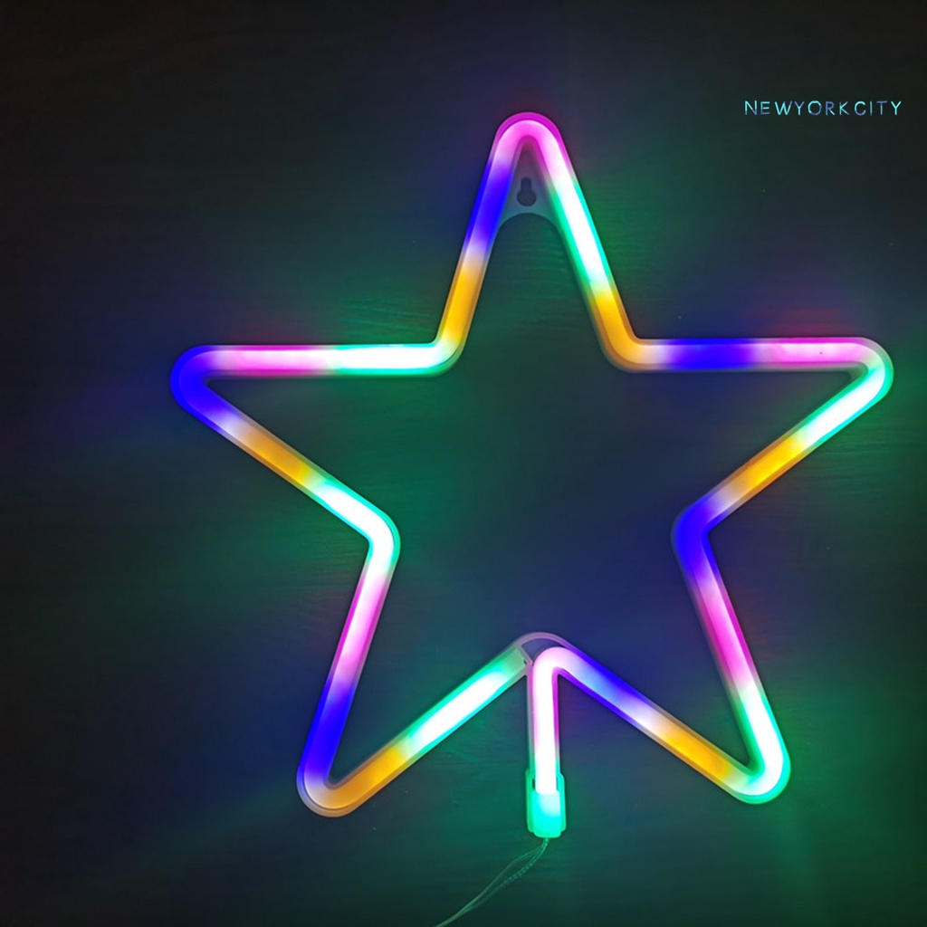 Đèn LED Gắn Tường Hình Ngôi Sao Dùng Pin Sạc USB / Trang Trí Tiệc