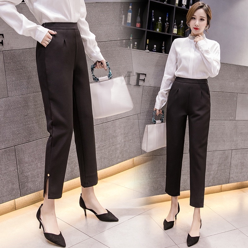 Quần tây 🌟 QUỐC DÂN 🌟 xẻ gấu siêu xinh tôn dáng ❤️❤️❤️ | BigBuy360 - bigbuy360.vn
