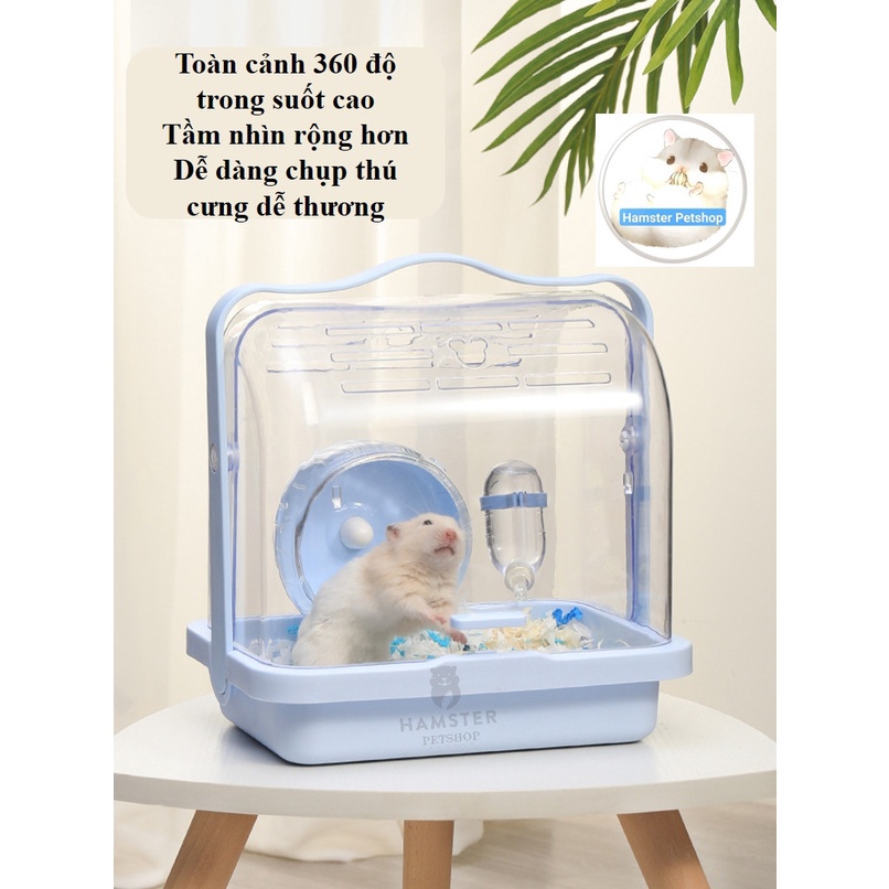 Lồng xách tay Travel thế hệ mới cho hamster và thú cưng nhỏ