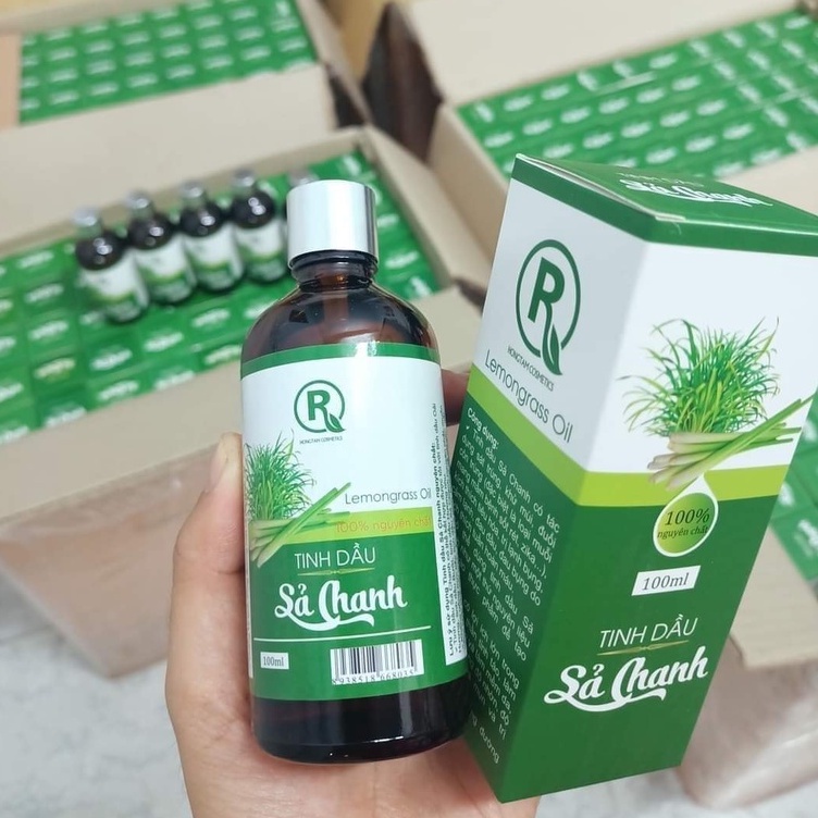 Tinh dầu sả chanh Hồng Tâm nguyên chất,Tinh dầu đuổi muỗi ,giải tỏa áp lực,giảm stress,chai 100ml
