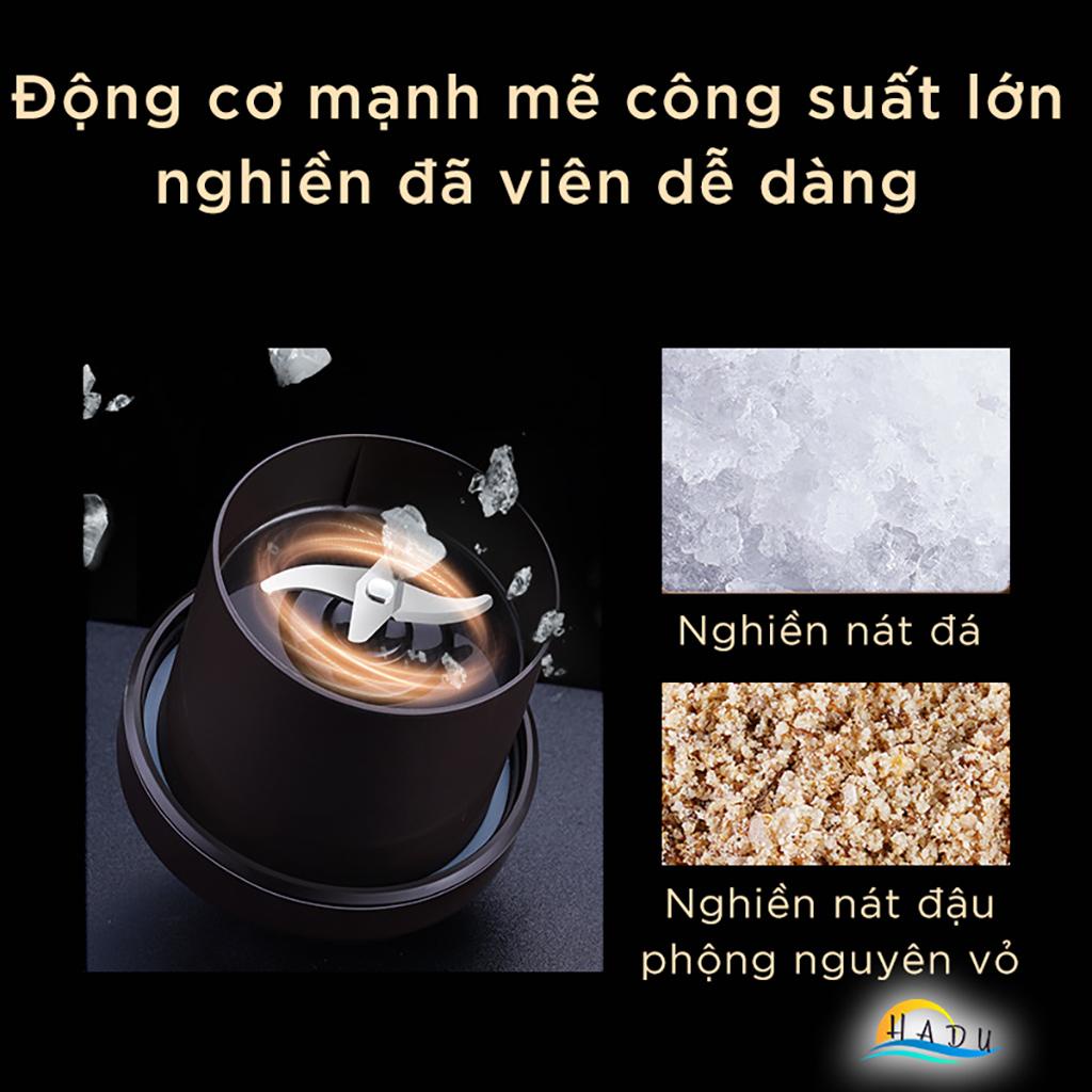 Máy Xay Sinh Tố Cầm Tay Mini 300ml Cao Cấp Sạc Điện Đạt Tiêu Chuẩn Chất Lượng Đức SSGP