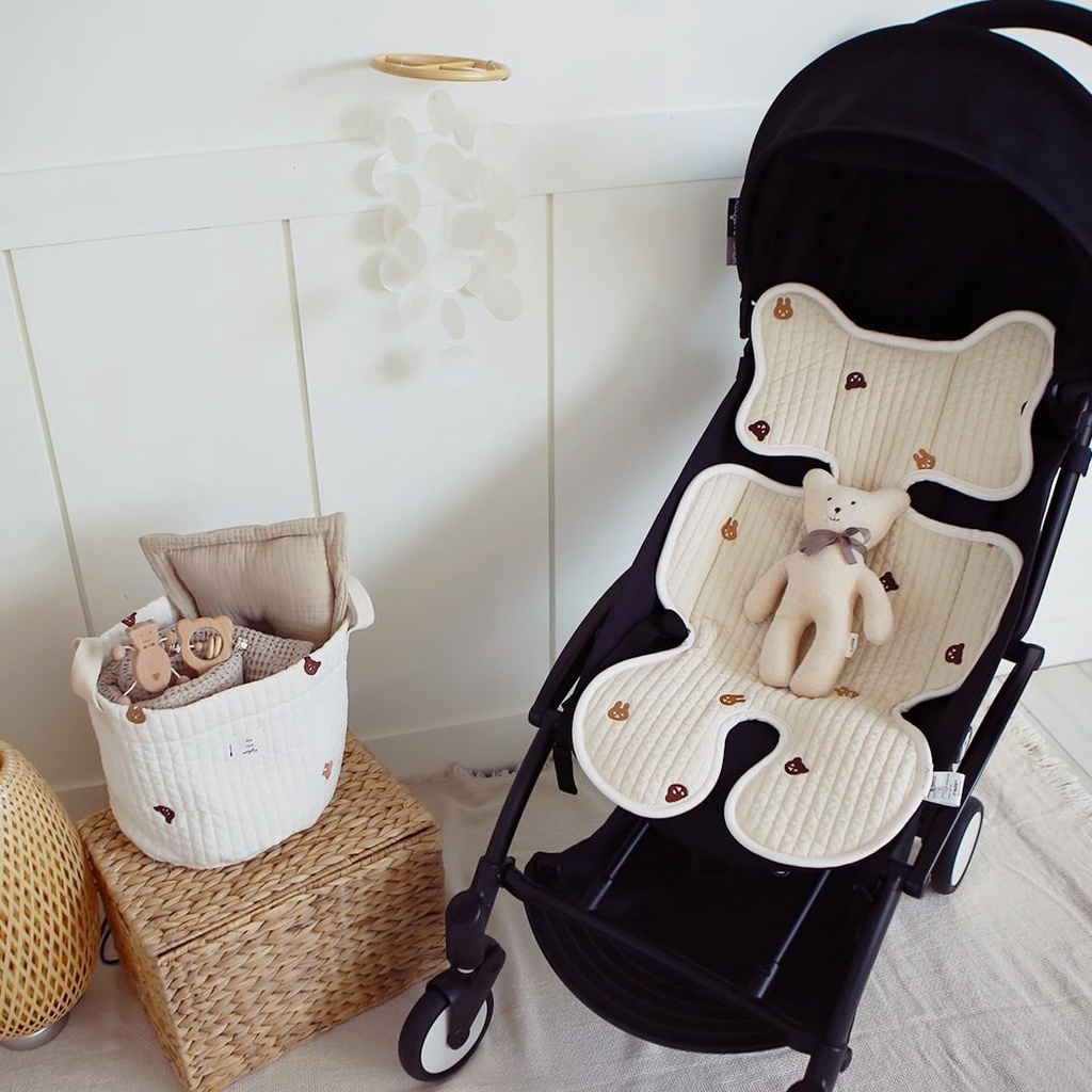 Đệm lót xe đẩy điều hòa Malolotte Hàn Quốc cho bé - made in korea &lt;Có Sẵn&gt;