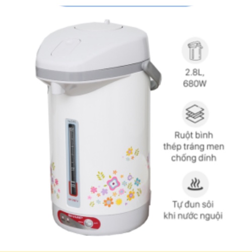 Bình Thủy Điện Sharp KP-31BTV-CU(2.8L)-Hàng Chính Hãng