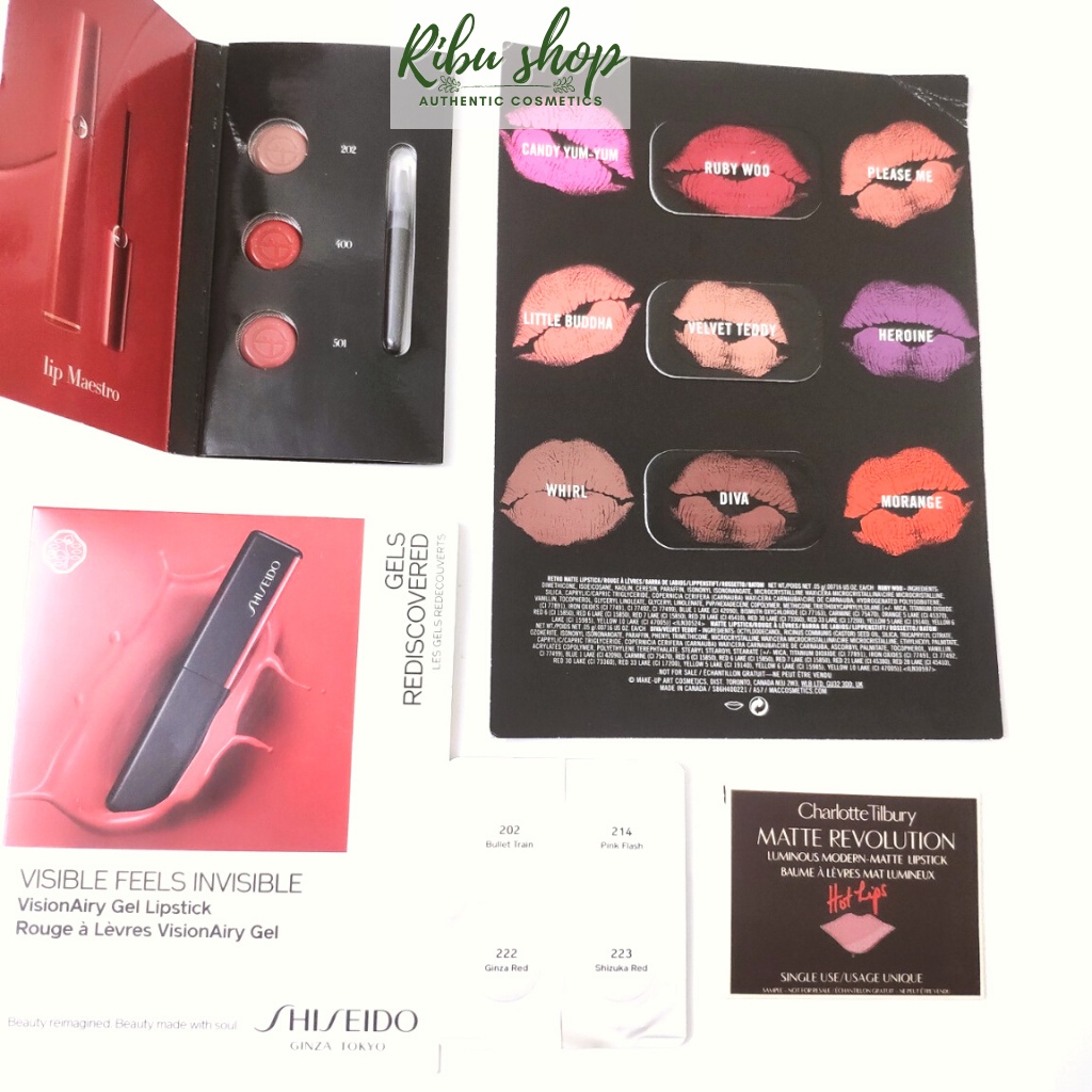 Mẫu thử mỹ phẩm trang điểm kem nền phấn son Sephora Mỹ thanh lý dọn kho- Ribu shop