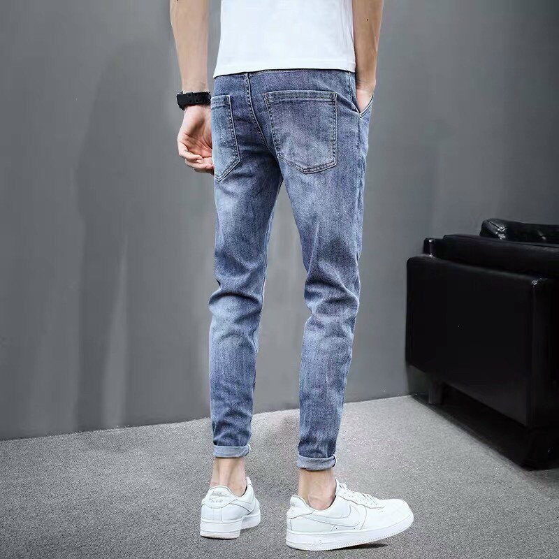 Quần Jean Nam Rách Màu Đen 🔵 𝐅𝐑𝐄𝐄 𝐒𝐇𝐈𝐏 🔵 Quần Bò Nam Co Giãn Thời Trang Hpfashion - Qjnhp030 | BigBuy360 - bigbuy360.vn