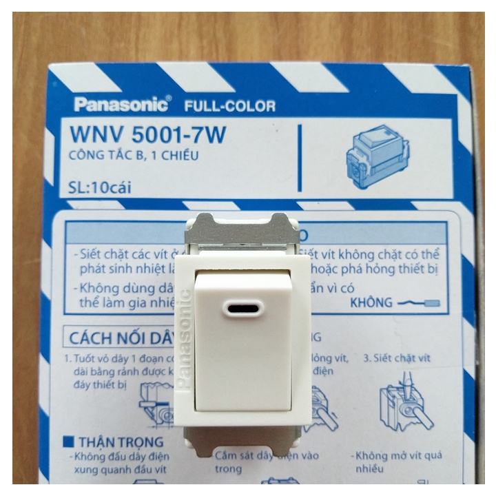 Hạt Công tắc điện Panasonic 16A 250V - Dòng FULL-COLOR Chính hãng