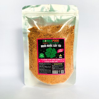 Muối ruốc sấy tỏi domaxfood - bịch zip 500g - siêu ngon