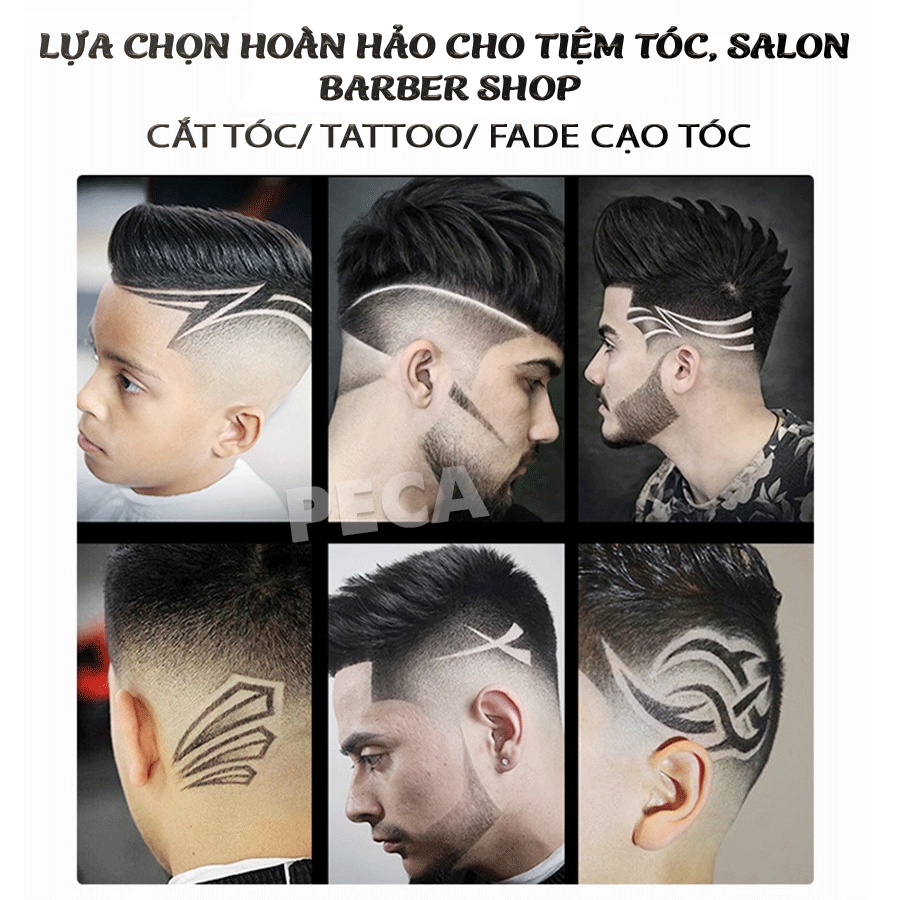 Bộ lưỡi tông đơ thay thế làm bằng thép không gỉ dùng cho các dòng tông chuyên nghiệp Kemei KM-1996...