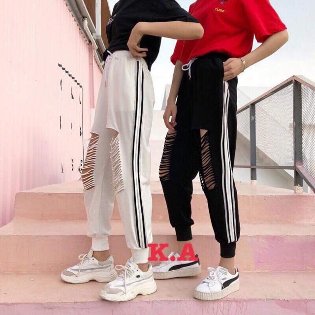 Quần một sọc rách KAN0303