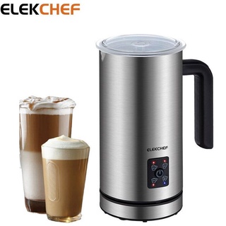 Máy tạo bọt sữa chuyên nghiệp 4 trong 1 elekchef emf500 500w - hàng chính hãng bảo hành 12 tháng
