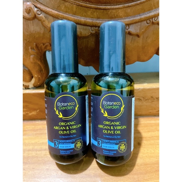 Serum dưỡng ẩm và nuôi dưỡng tóc óng mượt Botaneco Garden Organic Argan 95ml