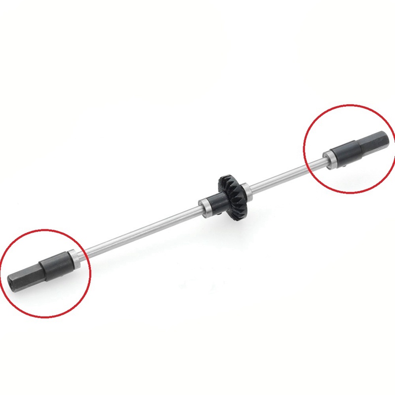 Set 4 Trục Bánh Sau Bằng Kim Loại Chuyên Dụng Cho Xe Hơi Điều Khiển Từ Xa WPL D12 C14 C24 C34 B14 B24 C16 B36 MN D90 MN99S