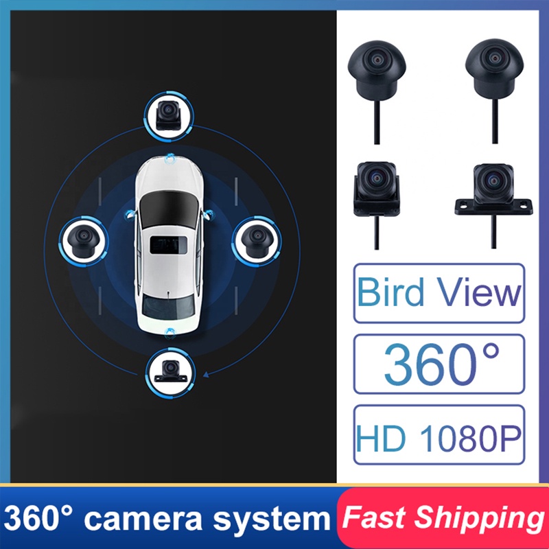 Camera Hành Trình Dvr Hd 1080P 4 Chiều 360 Độ Hd Chuyên Dụng Cho Xe Hơi