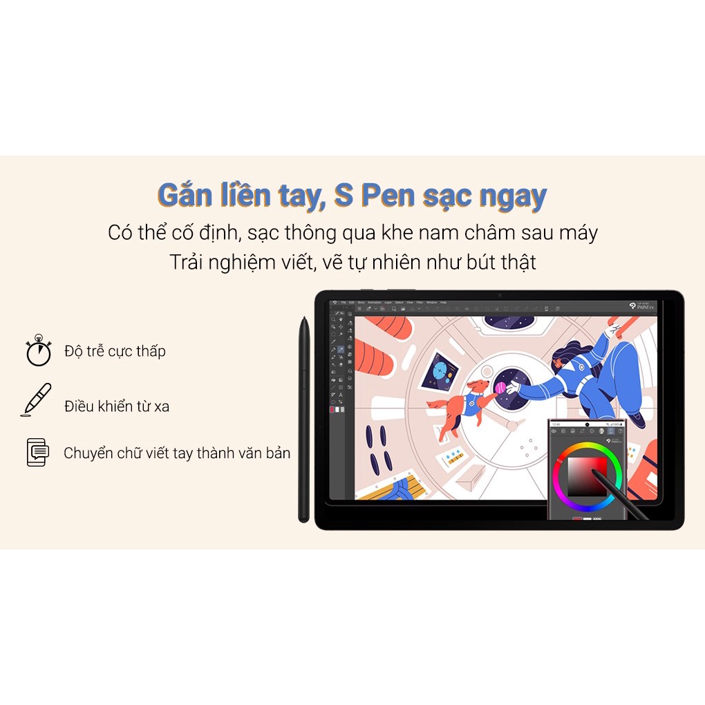 [Tặng Ốp + Bàn Phím] Máy tính bảng Samsung Galaxy Tab S8 Plus - Hàng Chính Hãng, Mới 100%, Bảo Hành 12 Tháng