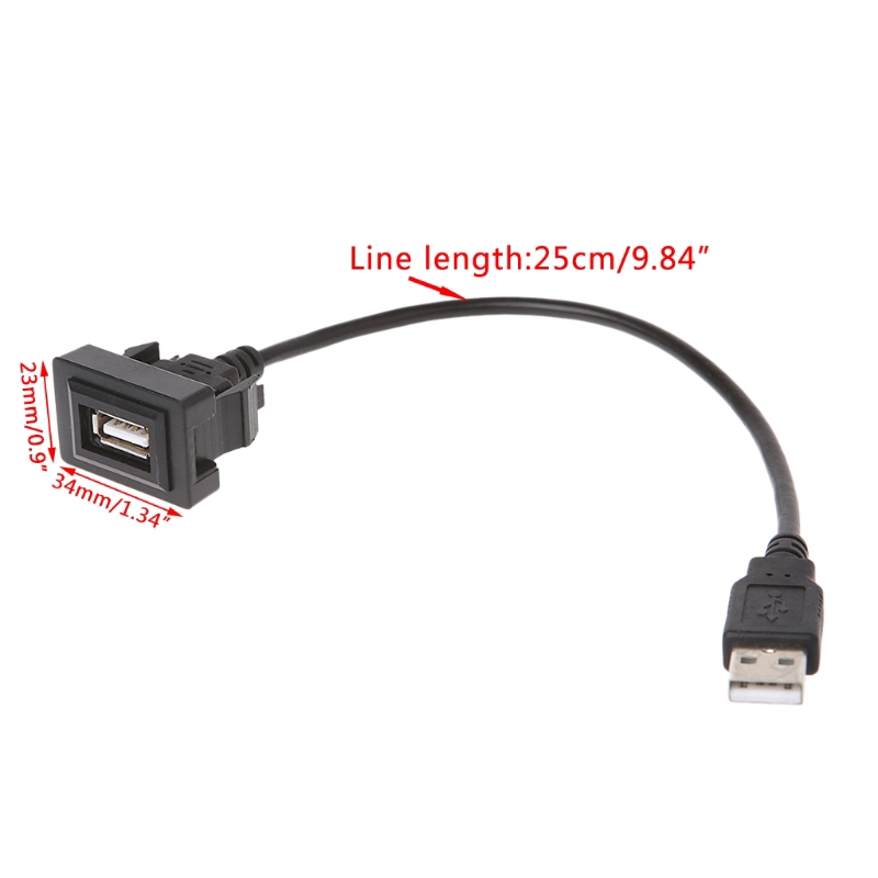 Cáp Sạc Cổng Usb 12-24v Cho Toyota Vios/Corolla