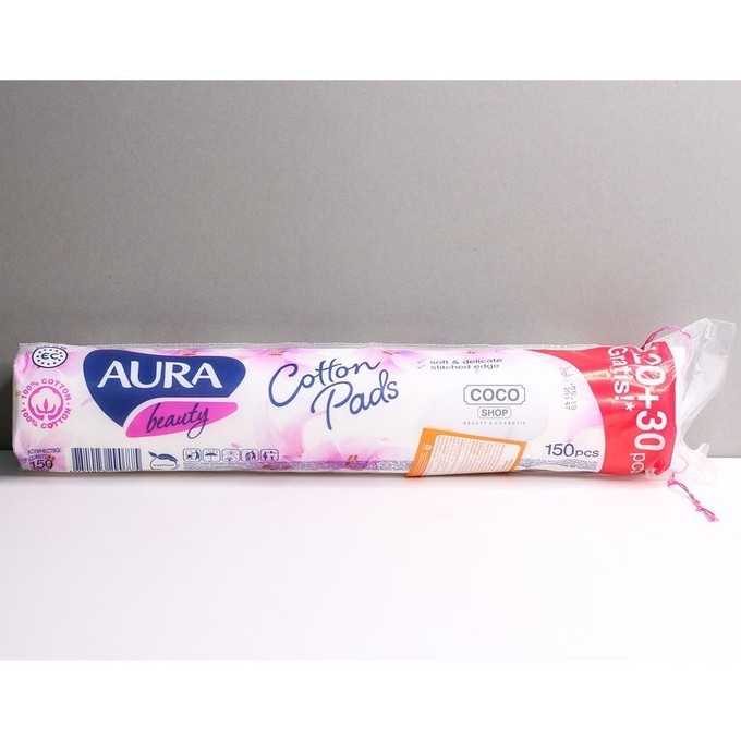 Bông Tẩy Trang Aura Beauty Cotton Pads 150 Miếng-1502549
