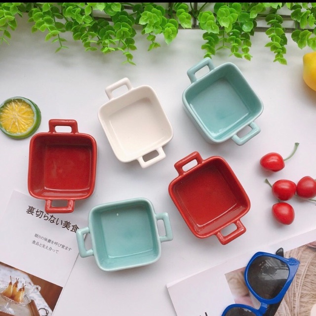 Bát sứ mini hai quai 80ml