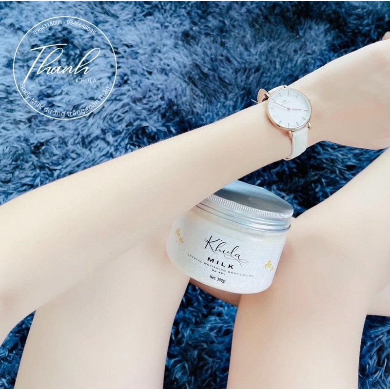 [Tặng Tẩy tbc ] KEM DƯỠNG TRẮNG BODY MILK K’HULA / Bật tone sau 7-14ngày sử dụng