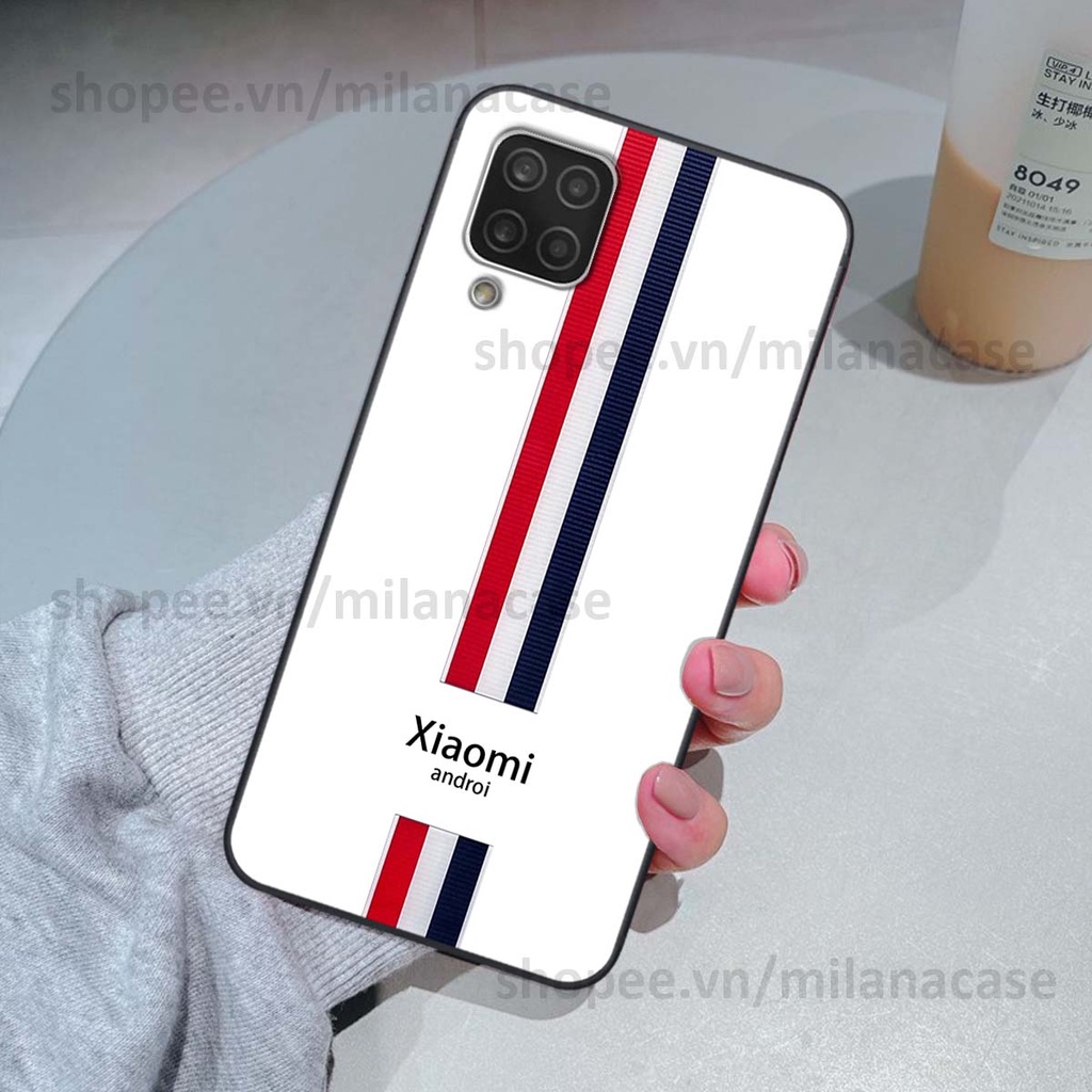 Ốp Samsung A12 / M12 in giả da phong cách thể thao, cá tính, thời trang