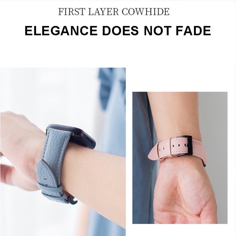 Dây Đeo Bằng Da Bò Thật Cho Đồng Hồ Thông Minh Apple Watch 7 6 SE 5 4 3 2 42MM 38MM 44MM 40MM 7 41mm 45mm