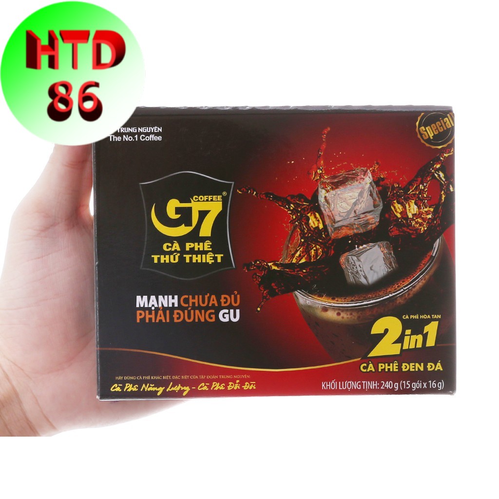 [Mã GROXUAN1 giảm 8% đơn 150K] (Date mới) Cafe G7 bịch 50 gói / cà phê trung nguyên G7 | BigBuy360 - bigbuy360.vn