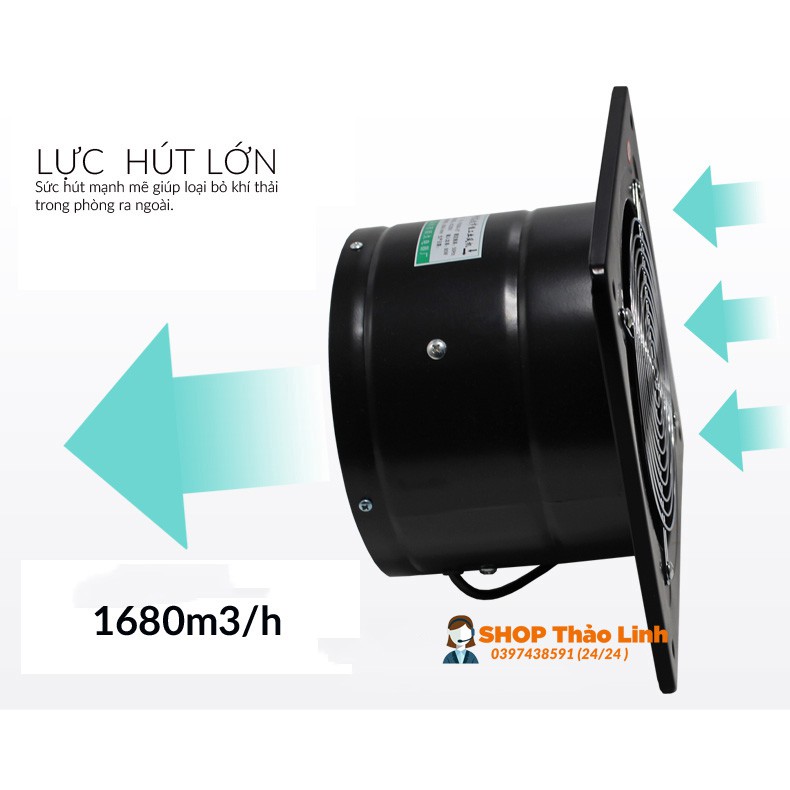 [THEO DÕI SHOP để nhận COUPON 20%] QUẠT HÚT GIÓ - QUẠT THÔNG GIÓ Model : FD-250, FD300 - SỨC HÚT LỚN