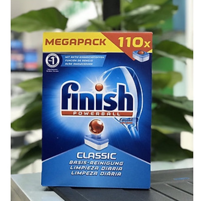 Viên rửa bát finish Classic 110v muối finish bóng finish dùng cho máy rửa bát chén