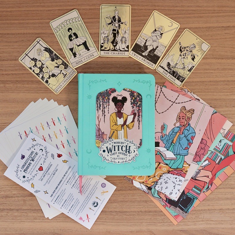 Bộ bài tarot MODERN WITCH - Phong cách hiện đại - Kèm hướng dẫn - Order trực tiếp Amazon US