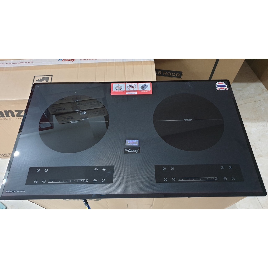 Bếp từ Canzy CZ 6868Plus - Bếp đôi 2 từ, Biến tần Inverter tiết kiệm điện, Nhập khẩu THAILAND