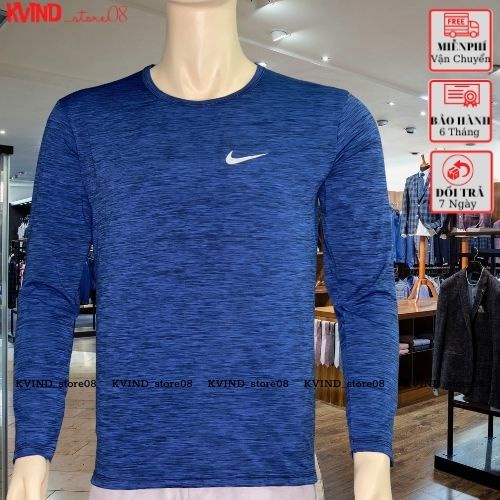 Áo thun nam dài tay cổ tròn thun mè dáng ôm giữ nhiệt mùa thu đông KVIND_Store08
