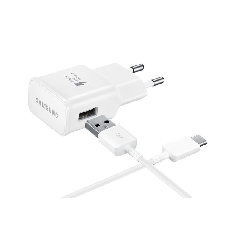 Bộ sạc samsung chính hãng ( sạc nhanh) chân Micro USB và Chân Type C