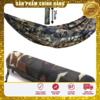 Võng dù phượt rần ri xếp gọn tiện dụng