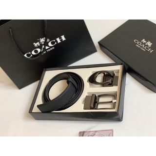 Set thắt lưng Coach for men