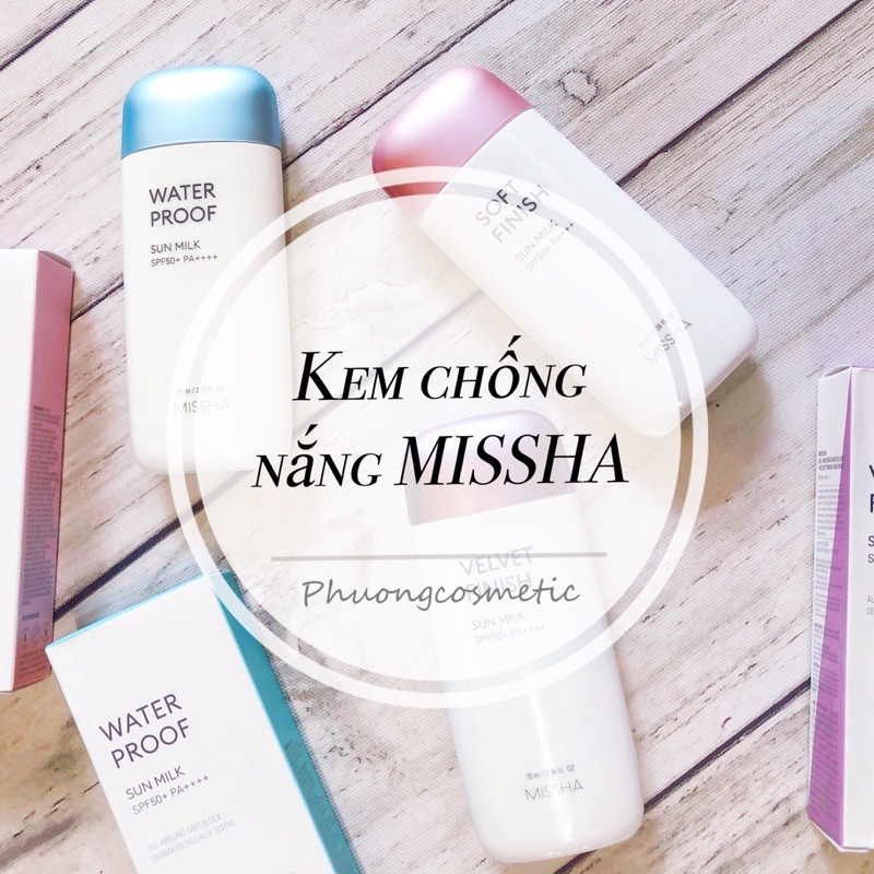 [SĂN SALE] KEM CHỐNG NẮNG MISSHA SUN MILK